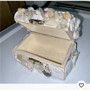 Decorative Seashell Jewelry/ trinket  Box
Handmade Unique